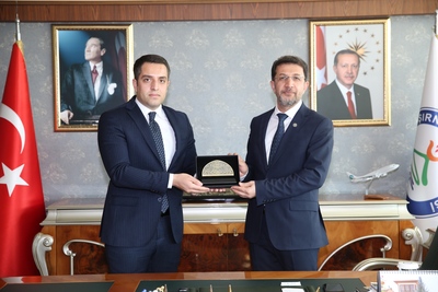 112 Acil Çağrı Merkezi Müdürü Rektörümüzü ziyaret etti