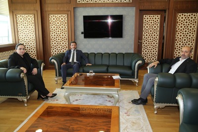 Cizre Kaymakamı Rektörümüzü ziyaret etti