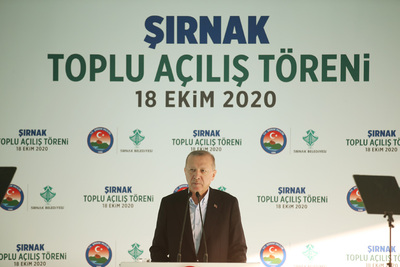 Cumhurbaşkanı Erdoğan Şırnak'ta Toplu Açılış Töreni'ne Katıldı