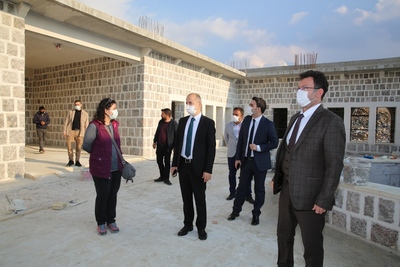 DİKA Genel Sekreteri Ahmet Alanlı, Rektörümüz Prof. Dr. Mehmet Emin Erkan’ı Ziyaret Etti