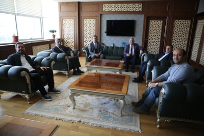 GAP Organik Küme Derneği Rektörümüz Prof. Dr. Erkan’ı ziyaret etti