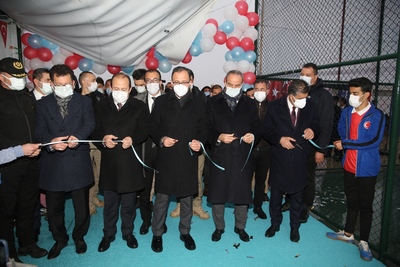 Gençlik ve Spor Bakanı Dr. Mehmet Muharrem Kasapoğlu, Üniversitemizde Gençlik ve Spor Alanındaki Yatırımların Açılışını Gerçekleştirdi