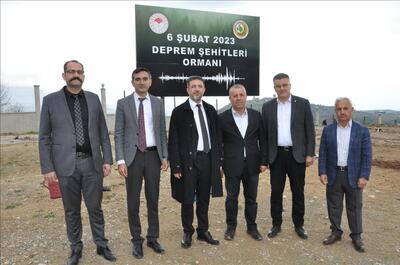 Kampüsümüzde “ 6 Şubat 2023 Deprem Şehitleri Ormanı” kuruldu