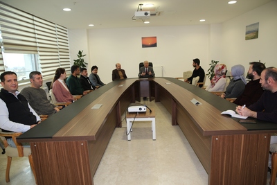 Prof. Dr. Mehmet Aslan Tekinsoy Üniversitemiz Genel Sekreterlik çalışanlarıyla vedalaştı