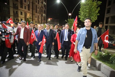 Rektörümüz, 15 Temmuz Demokrasi ve Milli Birlik Günü etkinliklerine katıldı