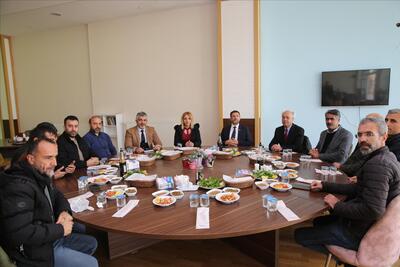 Rektörümüz, Çalışan Gazeteciler Günü dolayısıyla basın mensupları ile bir araya geldi