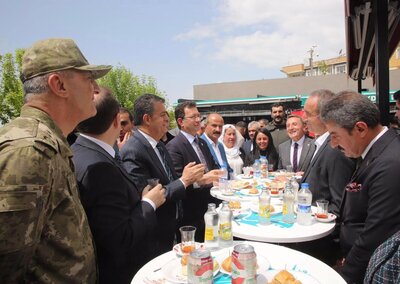 Rektörümüz Prof. Dr. Erkan, bayramlaşma programlarına katıldı