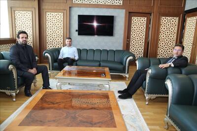 Şırnak Sağlık İl Müdürü Altın, Rektörümüz Prof. Dr. Alkış’ı ziyaret etti