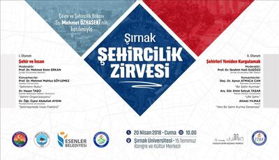 Şırnak Şehircilik Zirvesi Programı