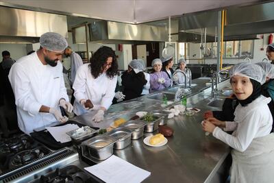 Üniversitemizde “Minik şefler mutfakta” etkinliği gerçekleştirildi