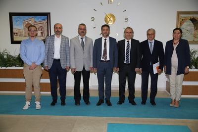 YÖK Kalite Kurulu İzleme Takımı üyeleri rektörümüzü ziyaret etti